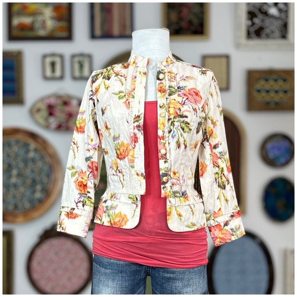 2005 Anthro “Tapestry Jacket” by Elevenses - Picture 4 of 15